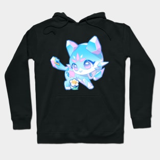 Crystal Cat Kawaii Cat Adorable Crystal Cat Cute Gift For Cat Lover Crystal cat Hoodie